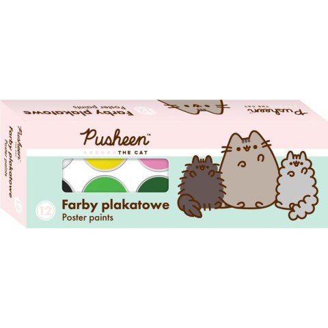Farby plakatowe St.Right Pusheen 12k 20ml kolor: mix 20ml 12 kolor. (5903235658006) St.Right Farby plakatowe St.Right Pusheen 12k 20ml kolor: mix 20ml 12 kolor. (5903235658006) St.Right