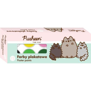 Farby plakatowe St.Right Pusheen 12k 20ml kolor: mix 20ml 12 kolor. (5903235658006) St.Right