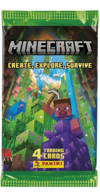 Karty Panini Saszetka z kartami Minecraft (Z5162) 4 sztuk Panini