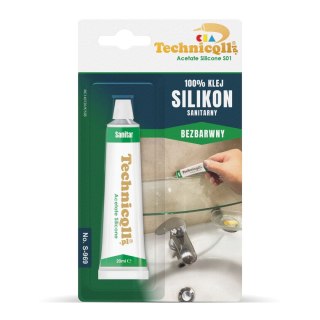 Klej w tubie Technicqll Silikon bezbarwny 20ml (S-969) Technicqll