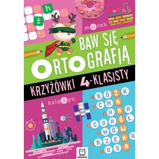 Książeczka edukacyjna Aksjomat Baw się ortografią. Krzyżówki 4-klasisty Aksjomat