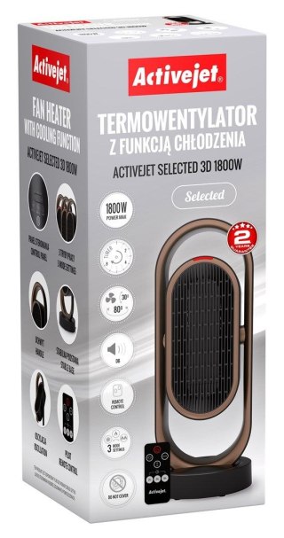 Termowentylator Activejet z funkcją chłodzenia Selected 3D 1800W (AGDACJTER0001) Activejet