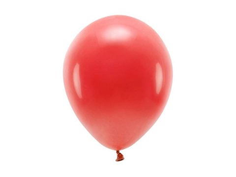 Balon gumowy Partydeco Pastel Eco Balloons czerwony 260mm (ECO26P-007) Partydeco