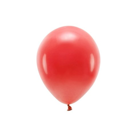 Balon gumowy Partydeco Pastel Eco Balloons czerwony 260mm (ECO26P-007) Partydeco