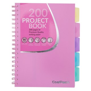 Kołozeszyt (kołobrulion) Patio CoolPack pastel A4 80k. krata (02879CP) Patio