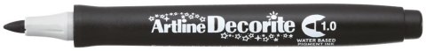 Marker permanentny Artline decorite, czarny 1,0mm pędzelek końcówka (AR-033 3 2) Artline