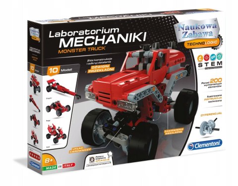 Klocki konstrukcyjne Clementoni Laboratorium Mechaniki Monster Truck (CLM50062) Clementoni