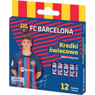 Kredki świecowe Astra Baby okrągłe FC Barcelona 12 kol. (316023051) Astra Baby