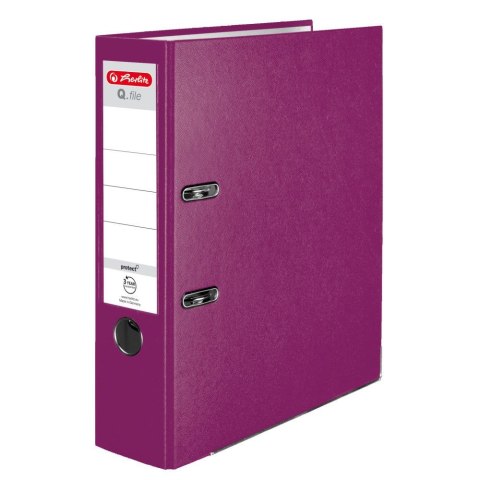 Segregator dźwigniowy Herlitz Q. file Standard 50011872 A4 80mm jagodowy (300004844) Herlitz Segregator dźwigniowy Herlitz Q. file Standard 50011872 A4 80mm jagodowy (300004844) Herlitz