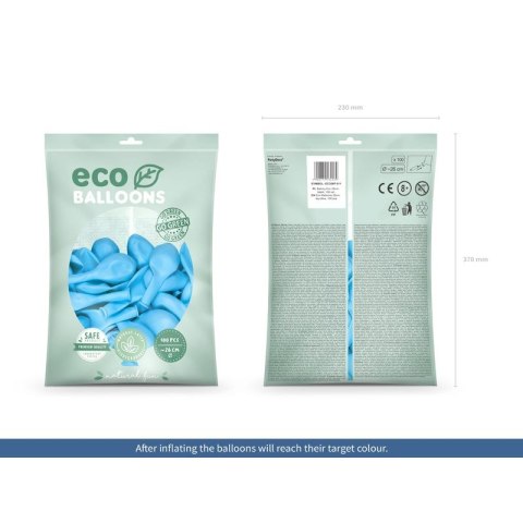 Balon gumowy Partydeco Pastel Eco Balloons błękitny 260mm (ECO26P-011) Partydeco Balon gumowy Partydeco Pastel Eco Balloons błękitny 260mm (ECO26P-011) Partydeco