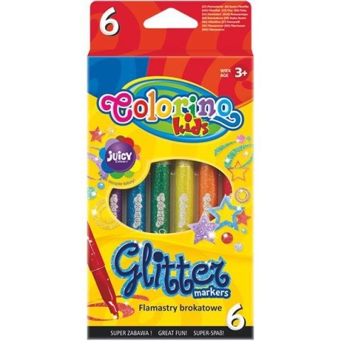 Flamaster Patio Colorino brokatowe 6 kol. (65641PTR) Patio Flamaster Patio Colorino brokatowe 6 kol. (65641PTR) Patio