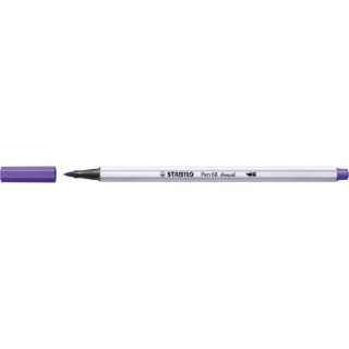 Flamaster Stabilo Pen 68 brush fioletowy 1 kol. (568/55) Stabilo