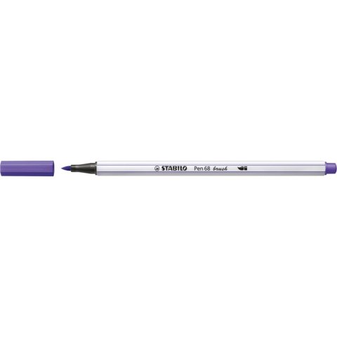 Flamaster Stabilo Pen 68 brush fioletowy 1 kol. (568/55) Stabilo