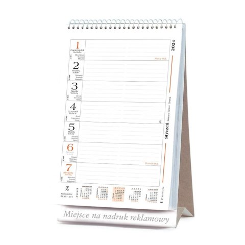 Kalendarz biurkowy Lucrum biurkowe 135mm x 240mm (BF02) Lucrum Kalendarz biurkowy Lucrum biurkowe 135mm x 240mm (BF02) Lucrum