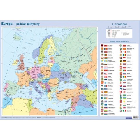 Mapa ścienna Demart Mapa w tubie - Europa polityczna Demart Mapa ścienna Demart Mapa w tubie - Europa polityczna Demart