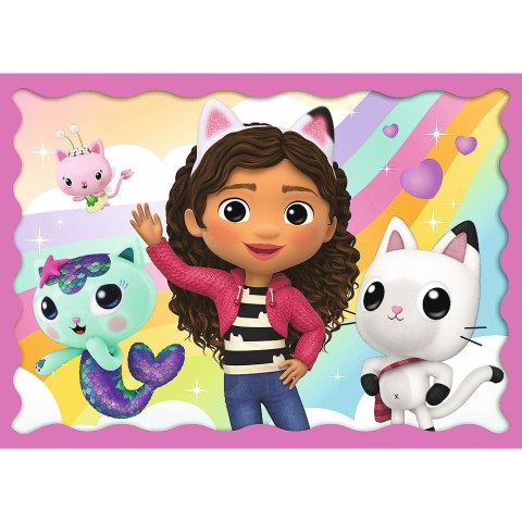 Puzzle Trefl Gabby's Dollhouse 4w1 el. (34620) Trefl Puzzle Trefl Gabby's Dollhouse 4w1 el. (34620) Trefl