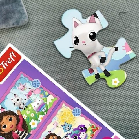 Puzzle Trefl Gabby's Dollhouse 4w1 el. (34620) Trefl Puzzle Trefl Gabby's Dollhouse 4w1 el. (34620) Trefl