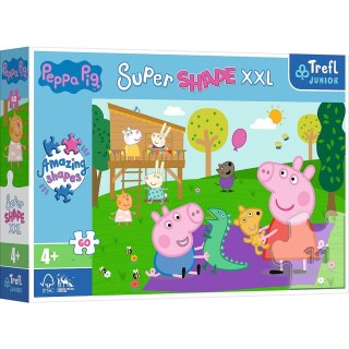 Puzzle Trefl Peppa Pig XXL Zabawy z braciszkiem 60 el. (50011) Trefl