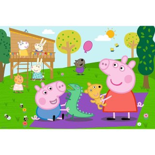 Puzzle Trefl Peppa Pig XXL Zabawy z braciszkiem 60 el. (50011) Trefl