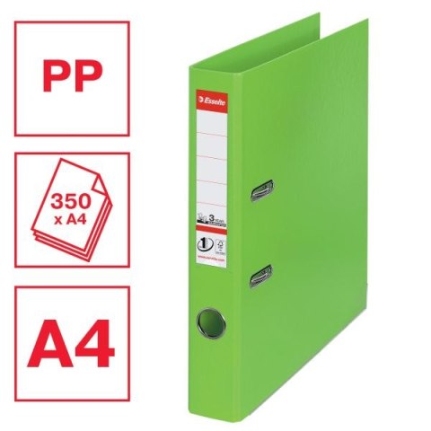 Segregator dźwigniowy Esselte No.1 Power Vivida A4 50mm zielony (624073) Esselte