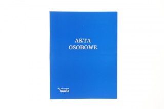 Teczka do akt osobowych Warta zadrukowana ABCDE A4 niebieski karton (021824-339-045) Warta