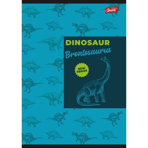 Zeszyt Bambino Dinosaur A5 32k. 70g linia podwójna Bambino