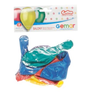 Balon gumowy PERŁOWE 12\'\' perłowy mix kol. (GM110/P8)