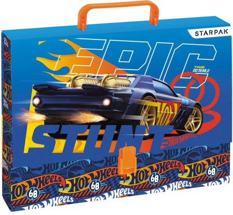 Teczka z szerokim grzbietem na klips Hot Wheels A4 mix [mm:] 310x230 Starpak (337293) Starpak