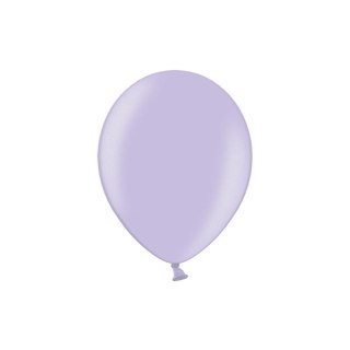 Balon gumowy Partydeco metalizowany 100 szt lawendowy 14cal (076) Partydeco