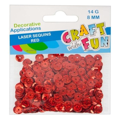 Cekiny Craft with Fun czerwony koralowy (439336) Craft with Fun Cekiny Craft with Fun czerwony koralowy (439336) Craft with Fun