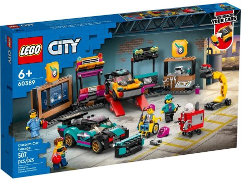 Klocki konstrukcyjne Lego City Warsztat tuningowania samochodów (60389) Lego