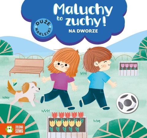 Książeczka edukacyjna Zielona Sowa Maluchy to zuchy. Na dworze Zielona Sowa