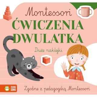 Książeczka edukacyjna Zielona Sowa Montessori. Ćwiczenia dwulatka Zielona Sowa