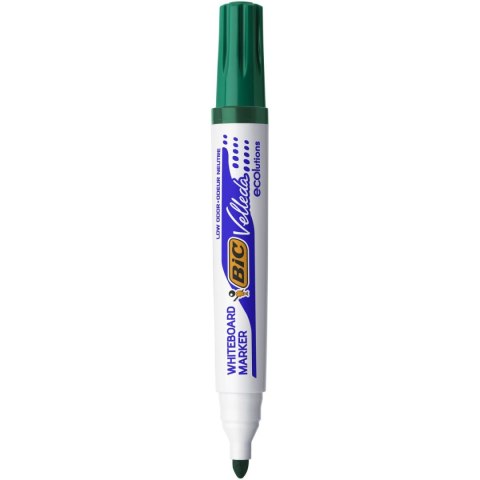 Marker suchościeralny Bic Velleda Ecolutions 1701, zielony 1,5mm ścięta końcówka (904940) Bic