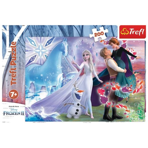 Puzzle Trefl Frozen 2 Magiczny świat sióstr 200 el. (13265) Trefl Puzzle Trefl Frozen 2 Magiczny świat sióstr 200 el. (13265) Trefl