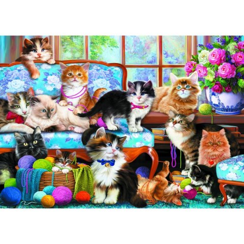 Puzzle Trefl Kocia rodzina 500 el. (37425) Trefl Puzzle Trefl Kocia rodzina 500 el. (37425) Trefl