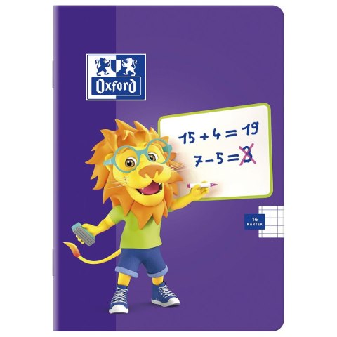 Zeszyt Oxford Lion A5 32k. 90g linia podwójna (400106955) Oxford Zeszyt Oxford Lion A5 32k. 90g linia podwójna (400106955) Oxford