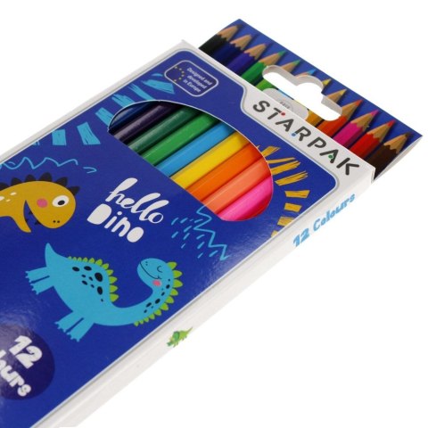 Kredki ołówkowe Starpak Dino 12 kol. (512000) Starpak Kredki ołówkowe Starpak Dino 12 kol. (512000) Starpak