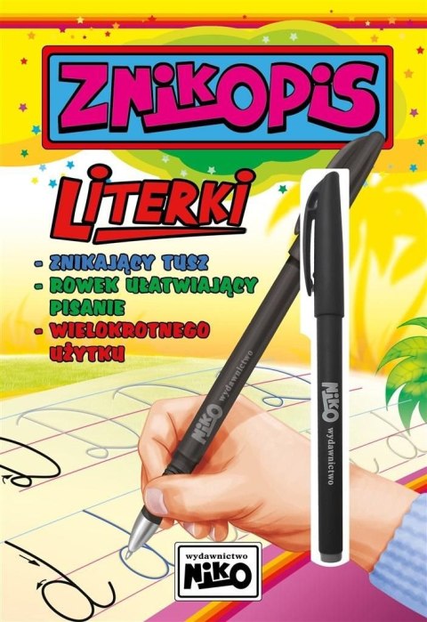 Książeczka edukacyjna Niko Znikopis. Literki Niko Książeczka edukacyjna Niko Znikopis. Literki Niko