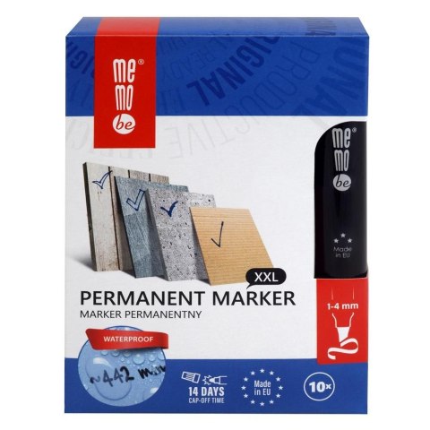 Marker permanentny Memobe zielony zielony 1-4mm ścięta końcówka (MM201-04) Memobe Marker permanentny Memobe zielony zielony 1-4mm ścięta końcówka (MM201-04) Memobe
