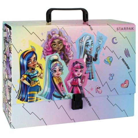 Teczka kartonowa na zatrzask Monster High A4 mix Starpak (514750) Starpak Teczka kartonowa na zatrzask Monster High A4 mix Starpak (514750) Starpak