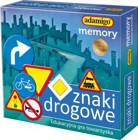 Gra pamięciowa Adamigo znaki drogowe znaki drogowe Adamigo Gra pamięciowa Adamigo znaki drogowe znaki drogowe Adamigo
