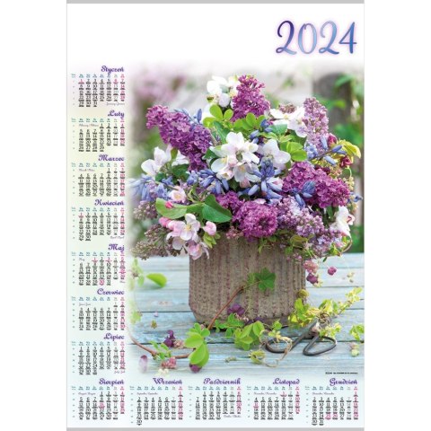 Kalendarz ścienny Lucrum BEZ plakatowy 607mm x 880mm (PL12) Lucrum Kalendarz ścienny Lucrum BEZ plakatowy 607mm x 880mm (PL12) Lucrum