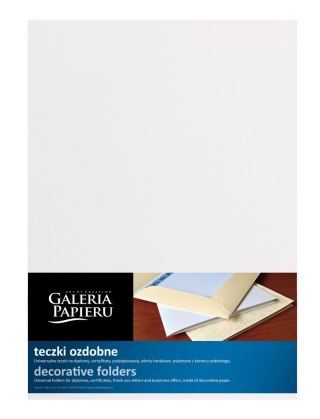 Teczka ofertowa Galeria Papieru excluso3 flap folder A4 kolor: srebrny [mm:] 255x325 (221701) Galeria Papieru