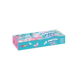 Farby plakatowe Patio kolor: mix 20ml 12 kolor. (22280PTR) Patio