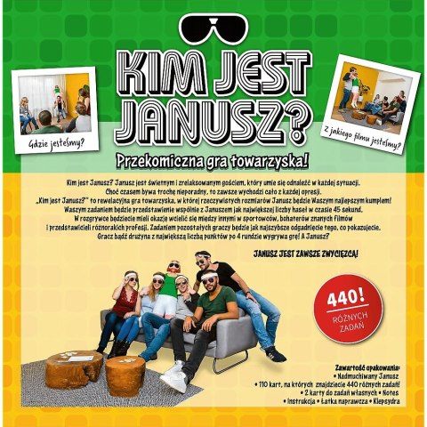 Gra planszowa Trefl Kim jest Janusz? Kim jest Janusz ? (02378) Trefl Gra planszowa Trefl Kim jest Janusz? Kim jest Janusz ? (02378) Trefl