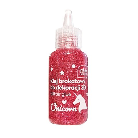 Klej artystyczny Interdruk UNICORN brokatowy 3D 5902277337085 20ml (20ml) Interdruk