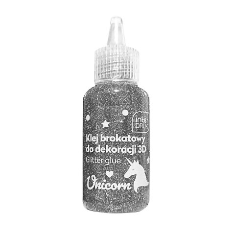 Klej artystyczny Interdruk UNICORN brokatowy 3D 5902277337085 20ml (20ml) Interdruk