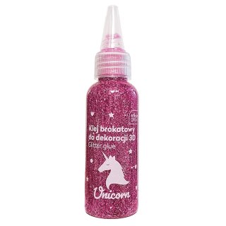 Klej artystyczny Interdruk UNICORN brokatowy 3D 5902277337092 50ml (50ml) Interdruk