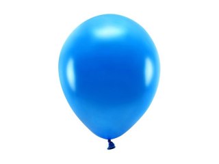 Balon gumowy Partydeco Metalizowane Eco Balloons granatowy 260mm (ECO26M-074) Partydeco